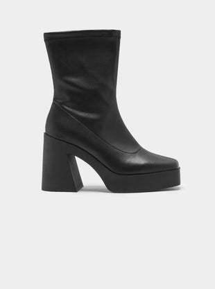 Womens Jagger Platform Boots in Black