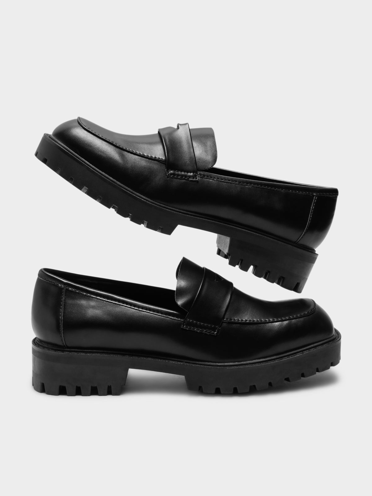 Royce Smooth Loafers in Black
