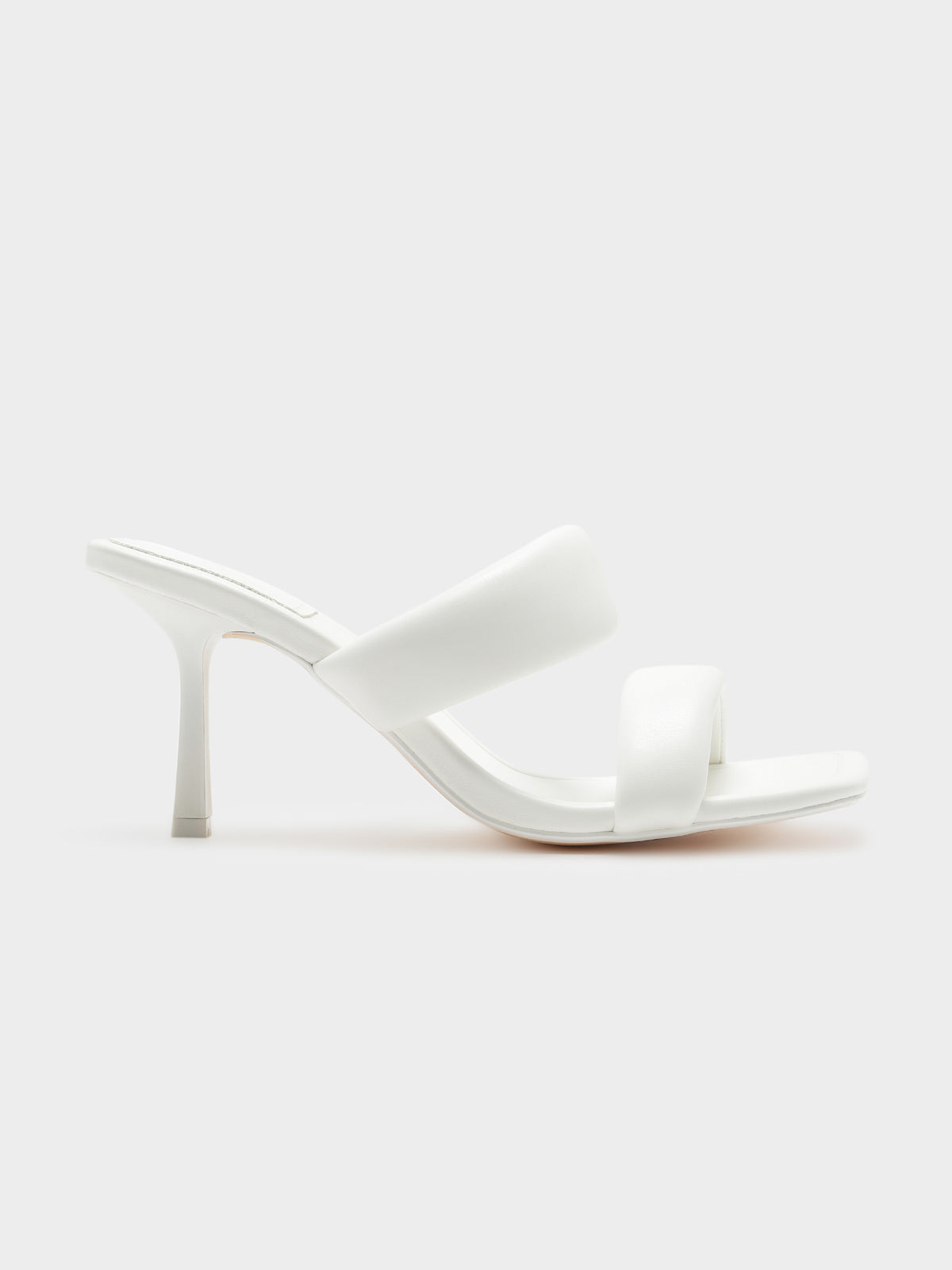 Womens Dolla Stiletto Heel Sandals in White