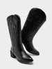 Womens Ranger Cowgirl Boots in Black