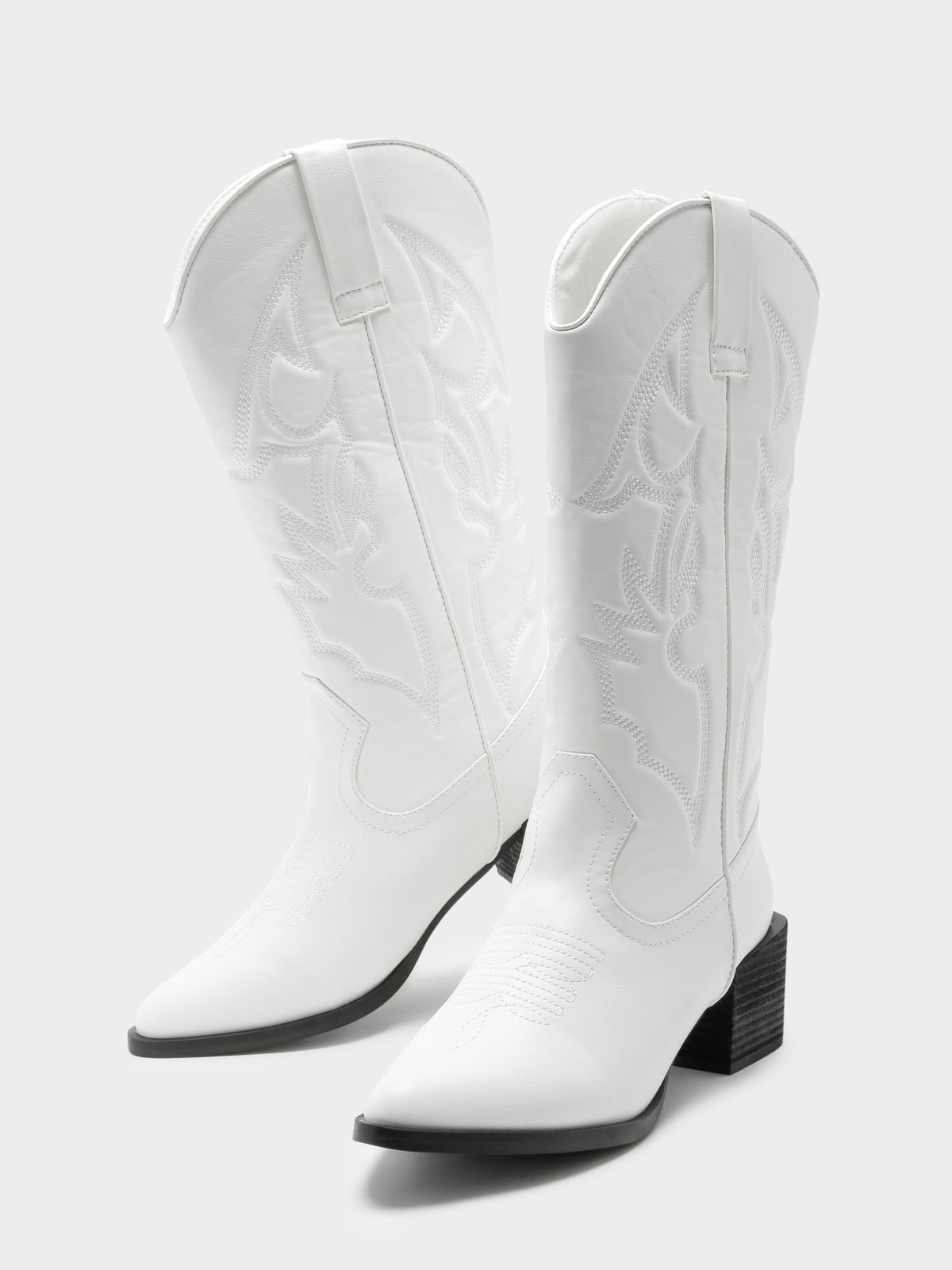 Womens Ranger Cowgirl Boots in White