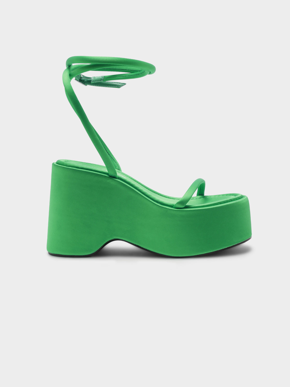 Womens Ella May Ding Elevate Platform Sandals in Green