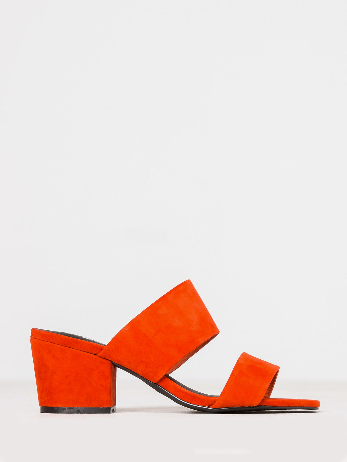 Tina Mule in Flame Red