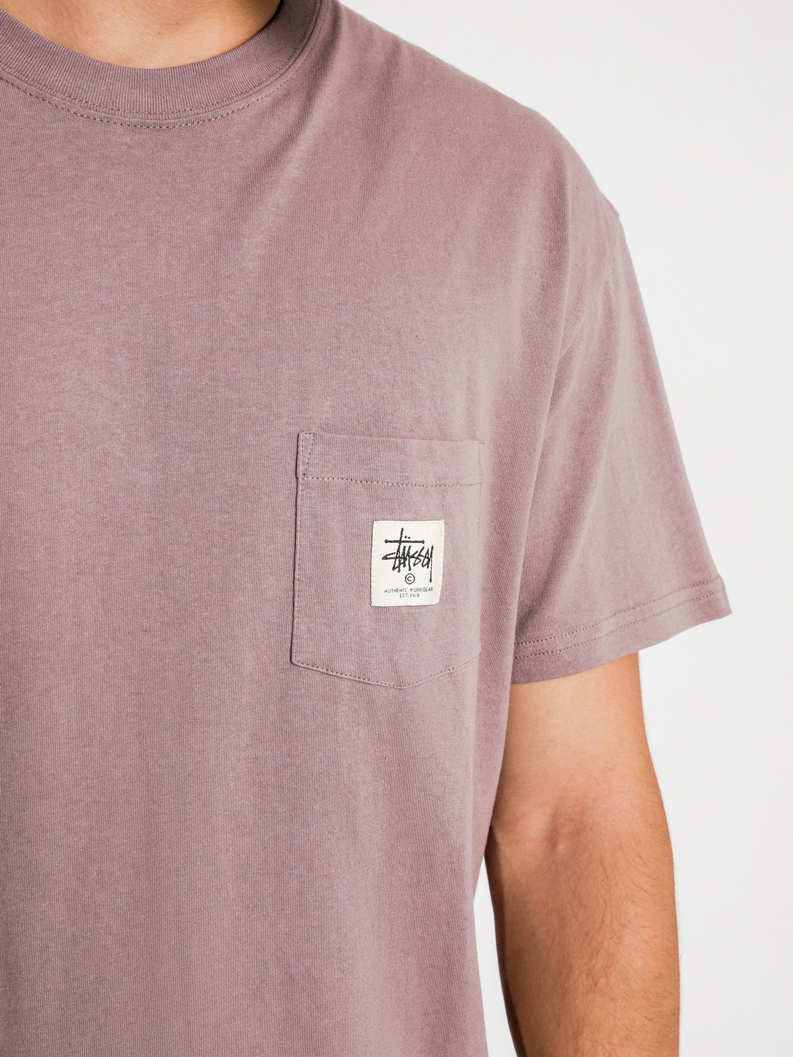 Work Label Short Sleeve Pocket T-Shirt