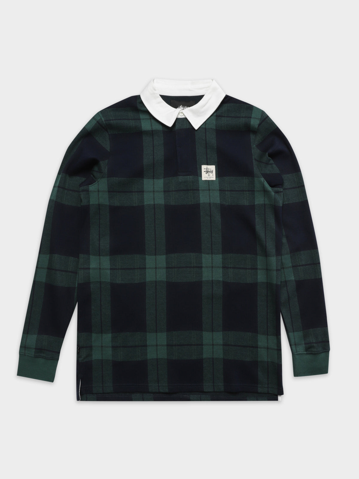 June Jacquard Rugby Shirt in Green