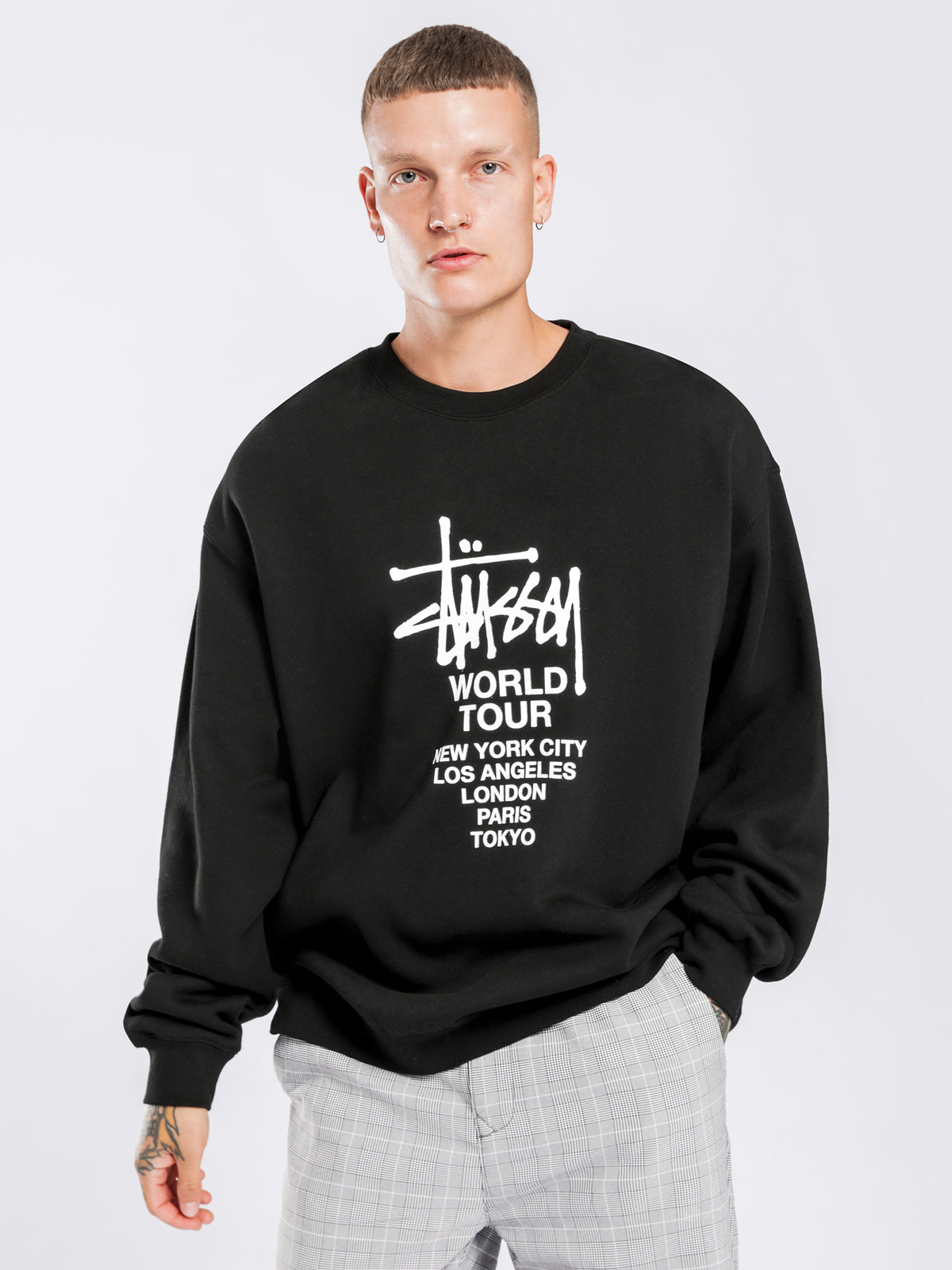 Stussy World Tour Crew | Black