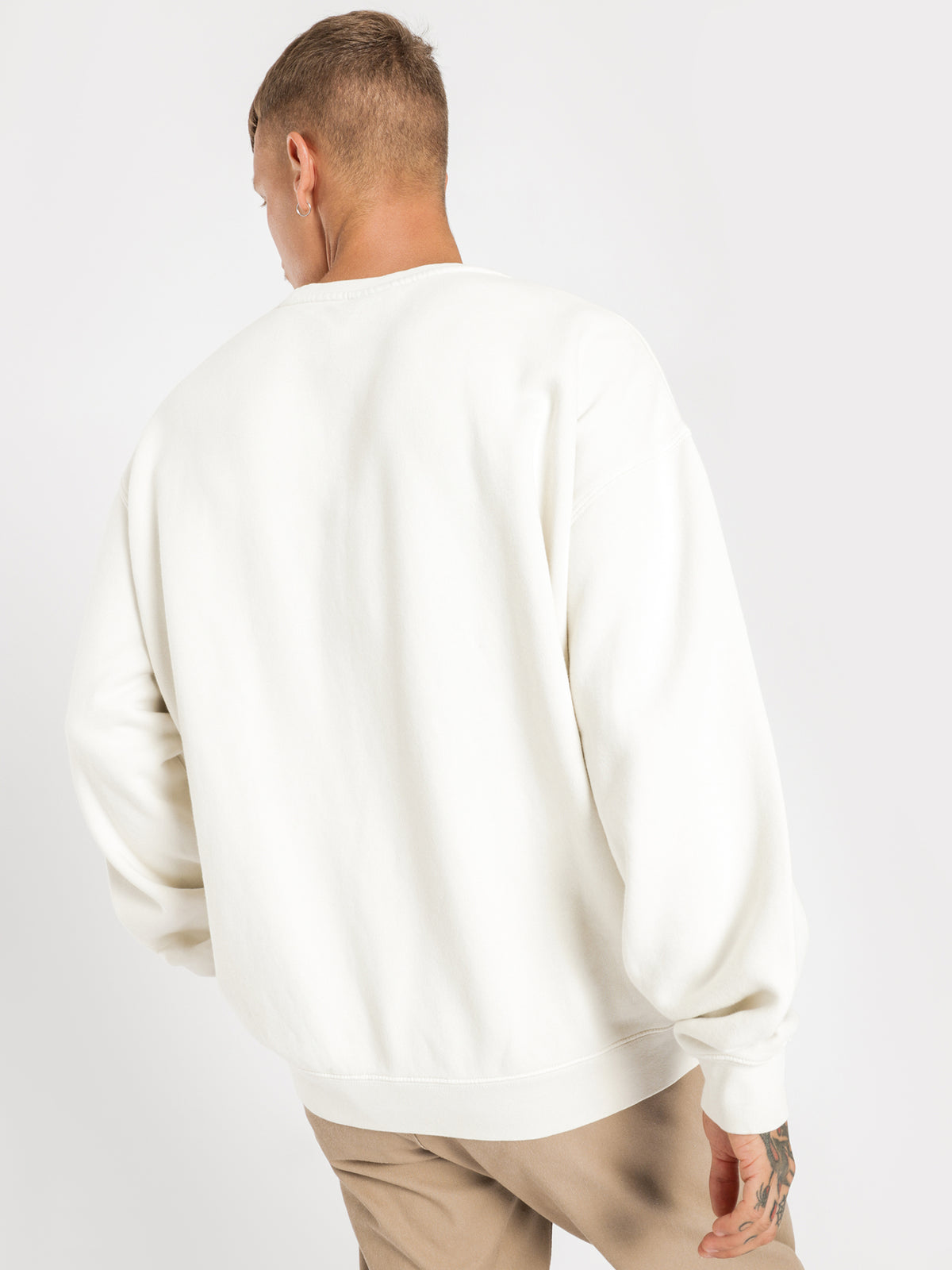 Stussy Stock International Crew | White