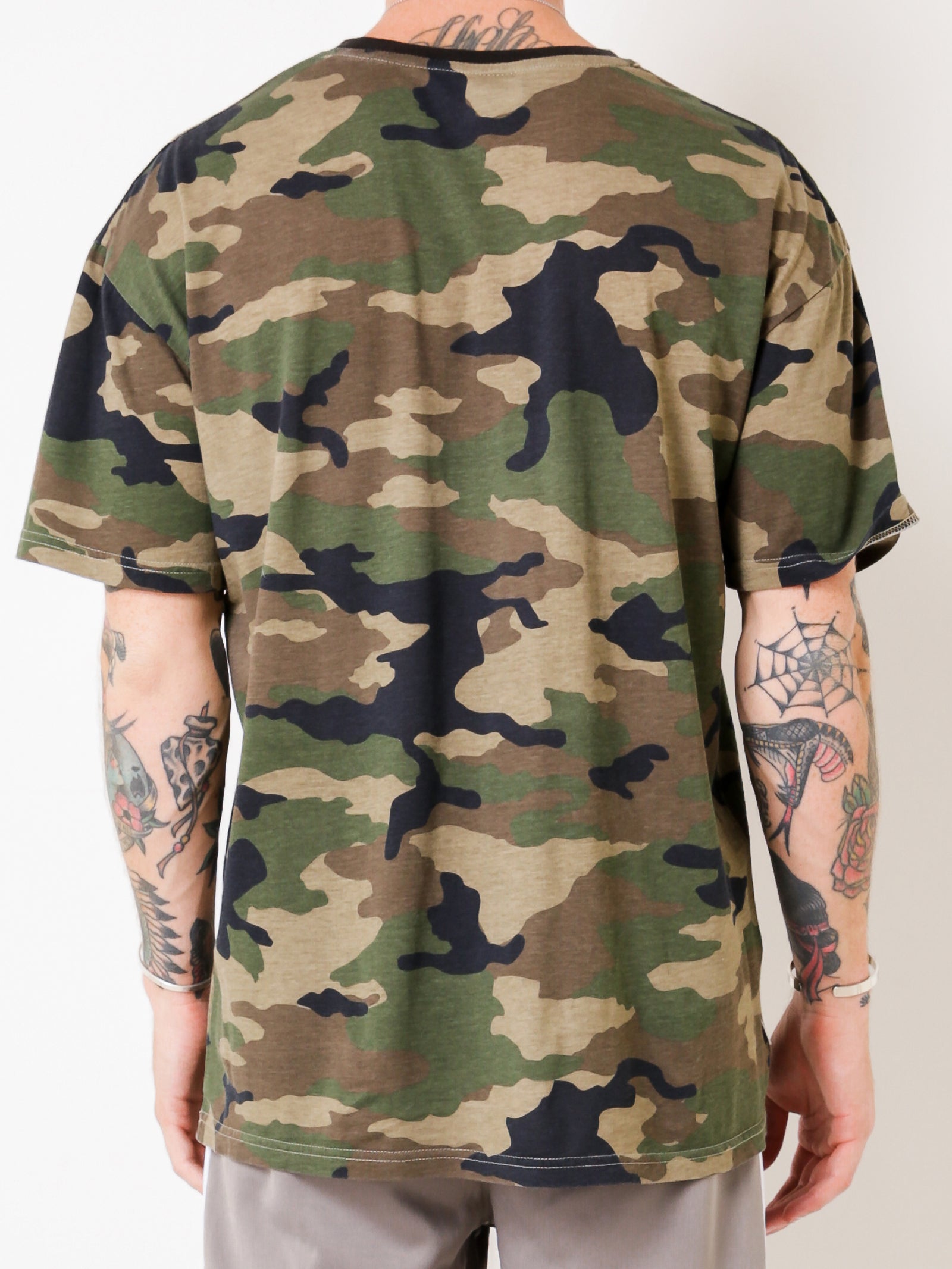 Boxed Italic Short Sleeve T-Shirt