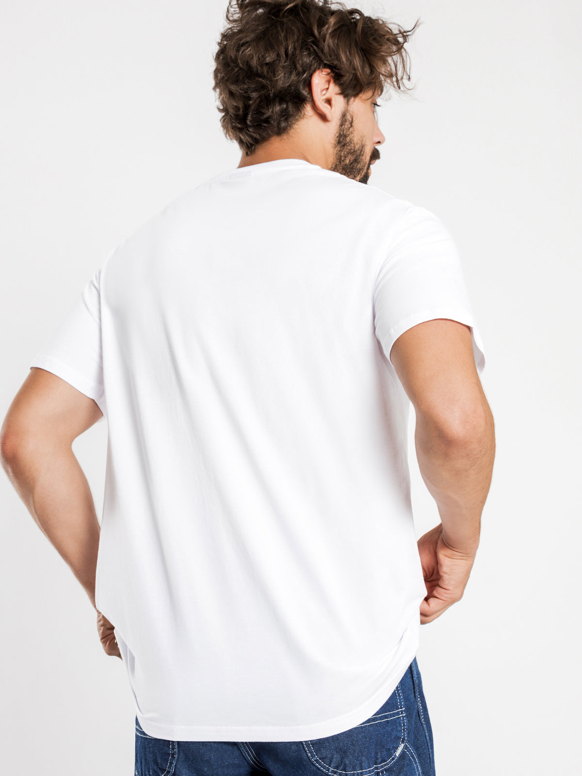 Stock International Short Sleeve T-Shirt in White