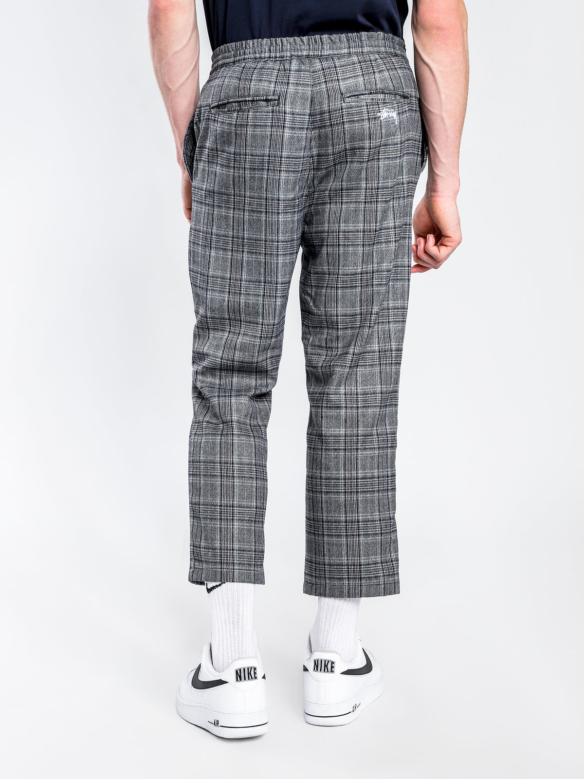 Glaser Street Pants in Blue &amp; Grey Check