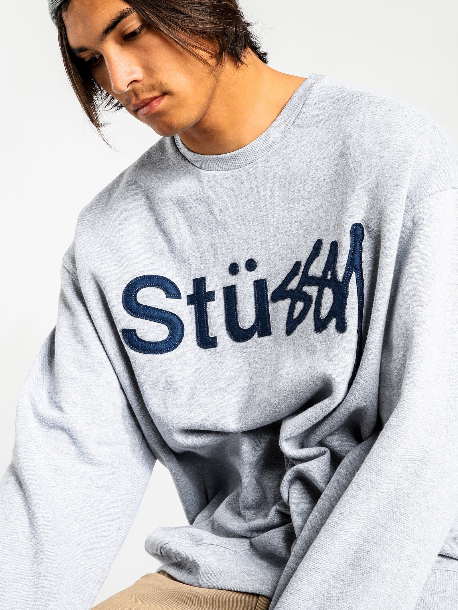 Stock Graffiti Applique Crew Jumper