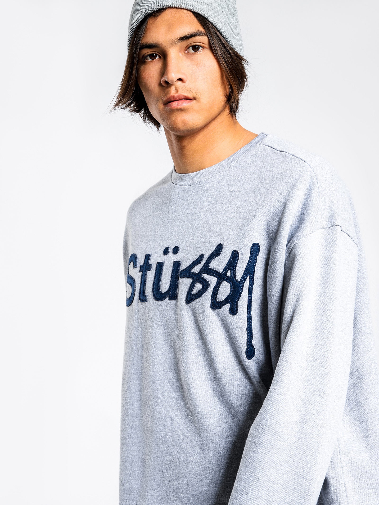 Stock Graffiti Applique Crew Jumper