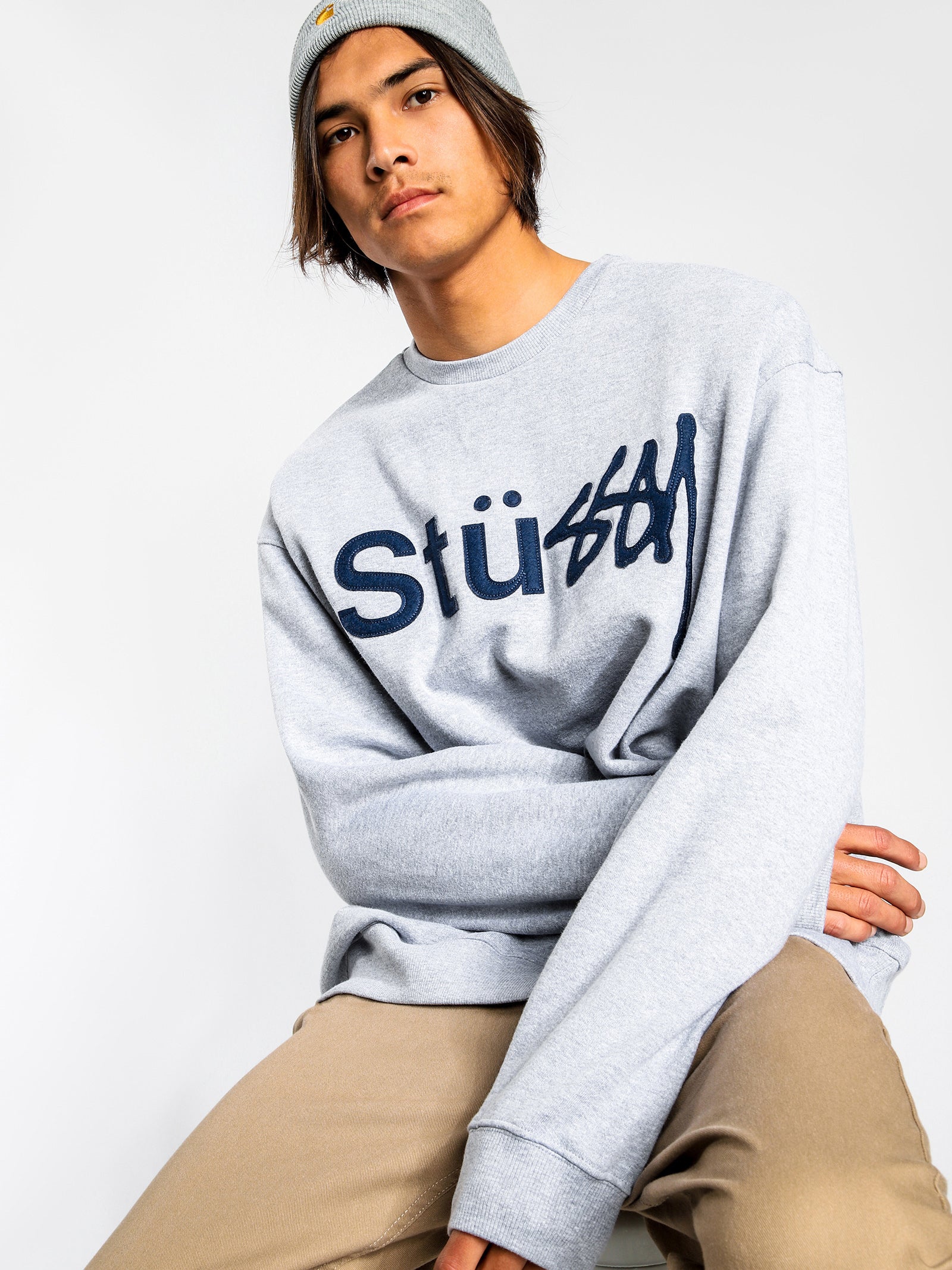 Stock Graffiti Applique Crew Jumper