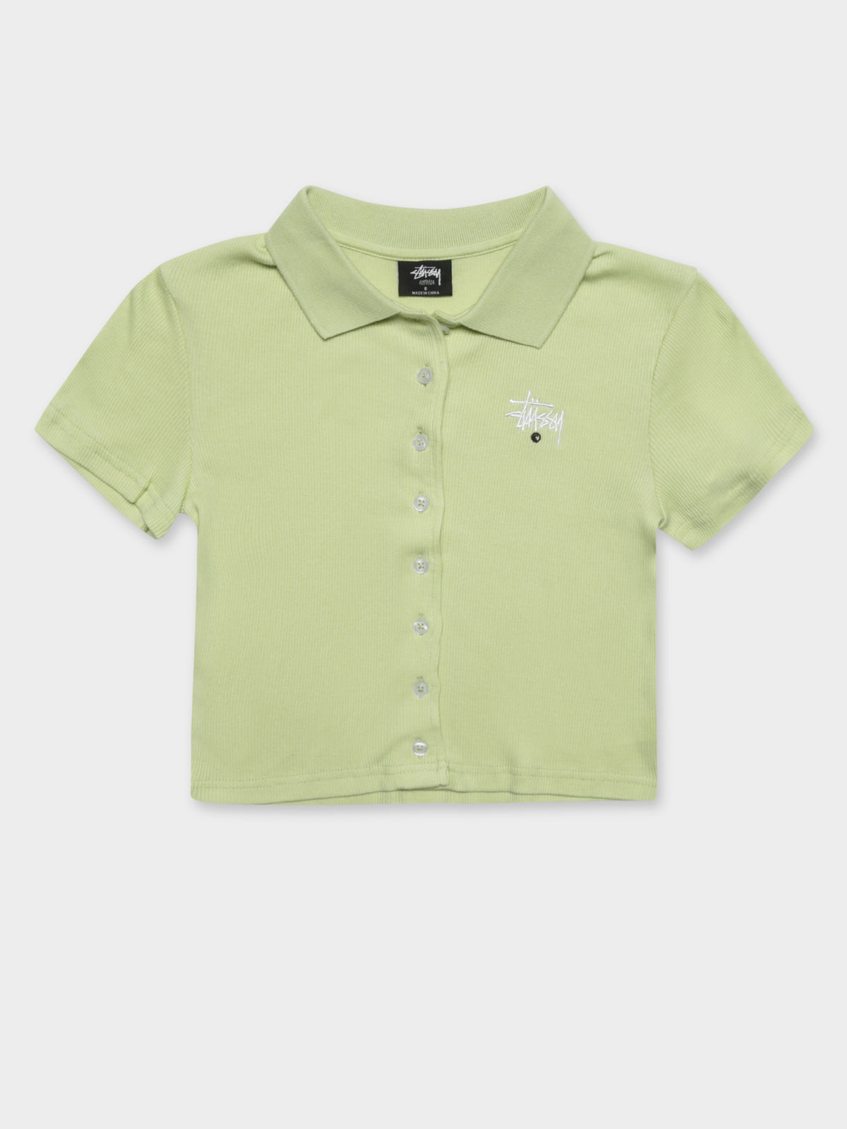 Parker Rib Shirt in Lime