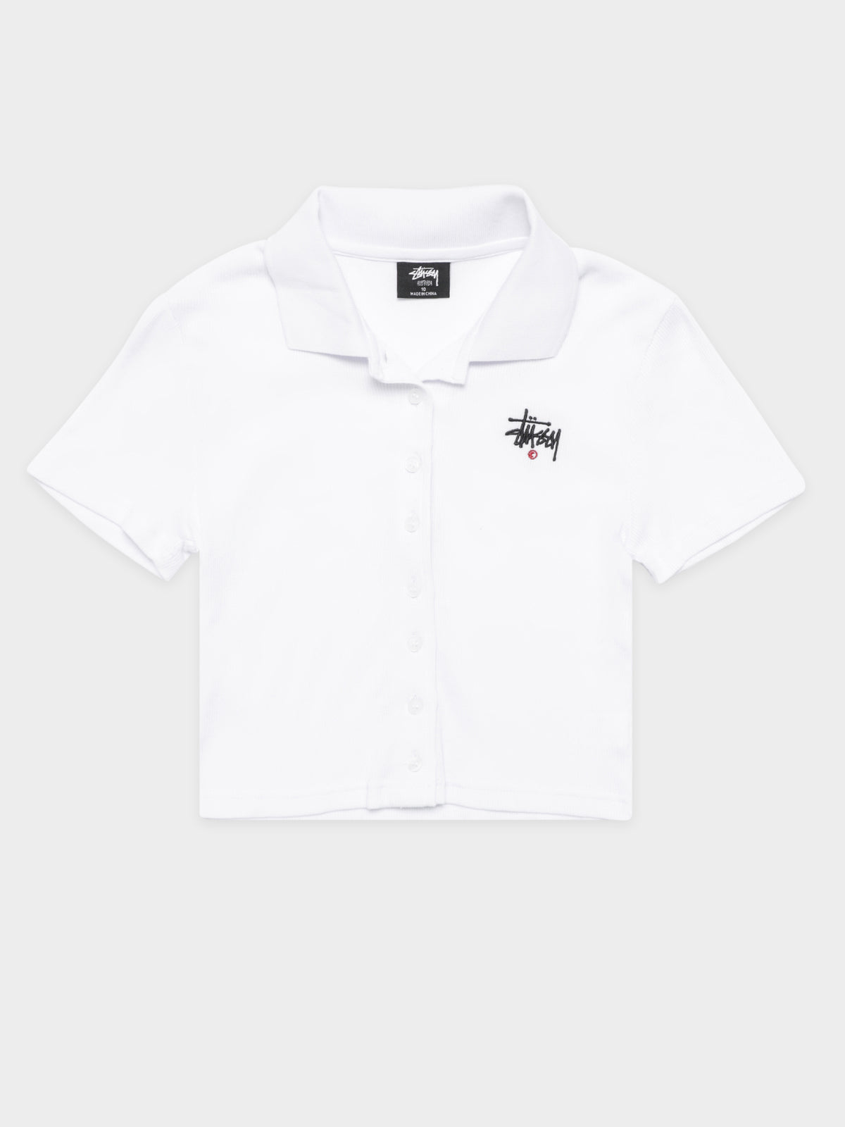 Parker Rib T-Shirt in White