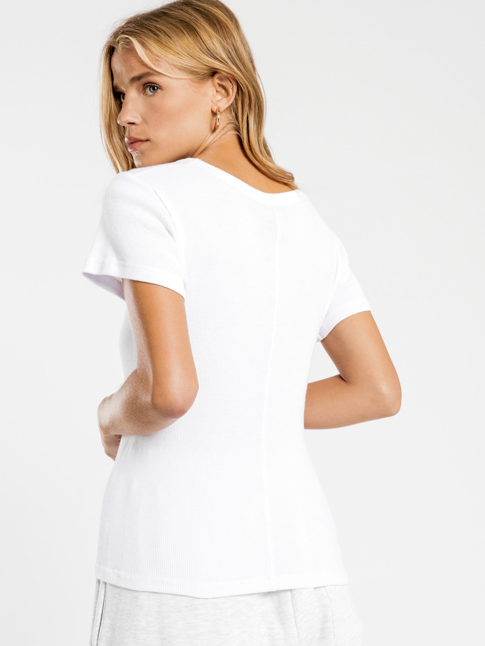 Graffiti Rib Short Sleeve T-Shirt