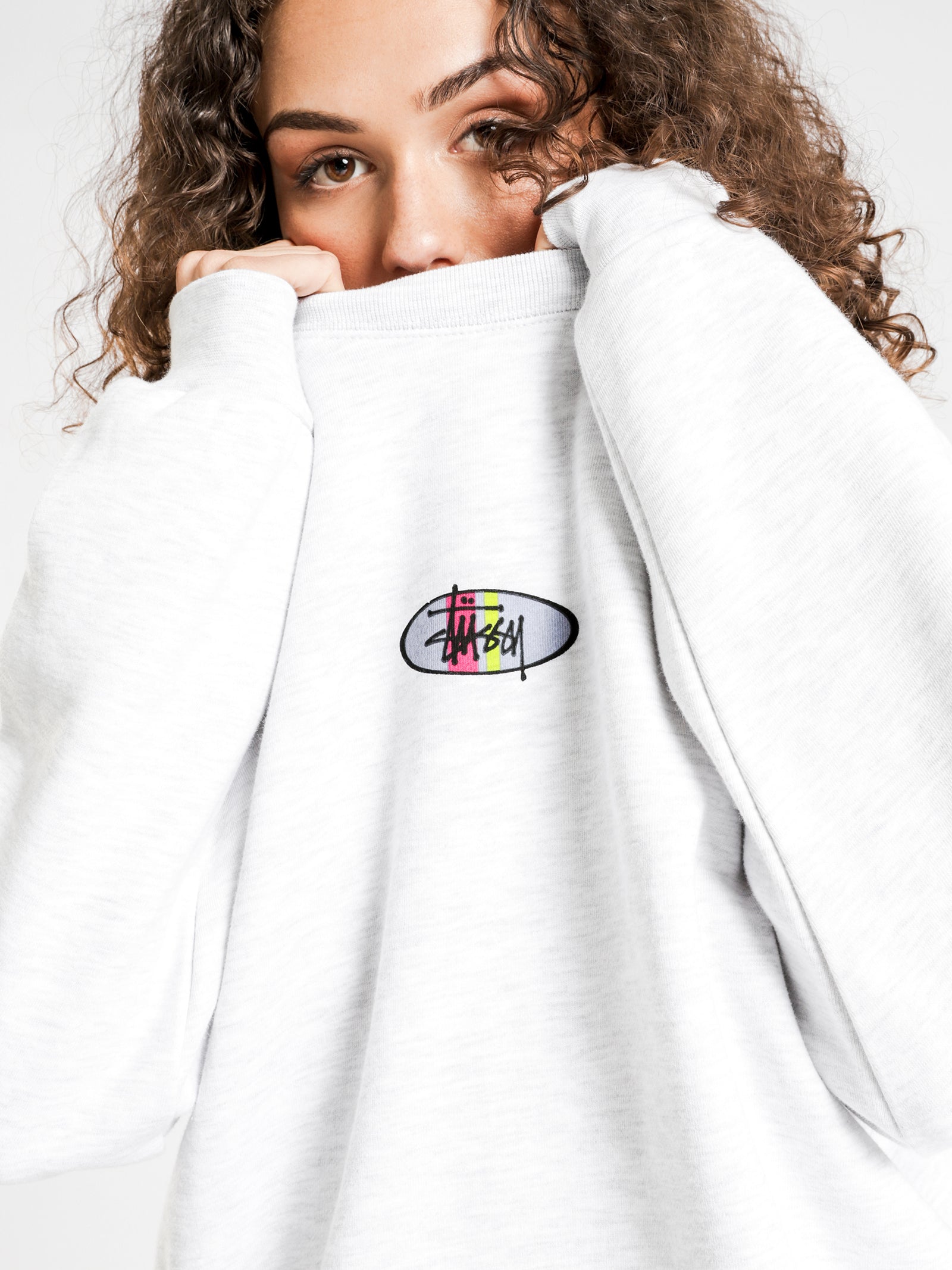 Graffiti Stripe Crew Jumper