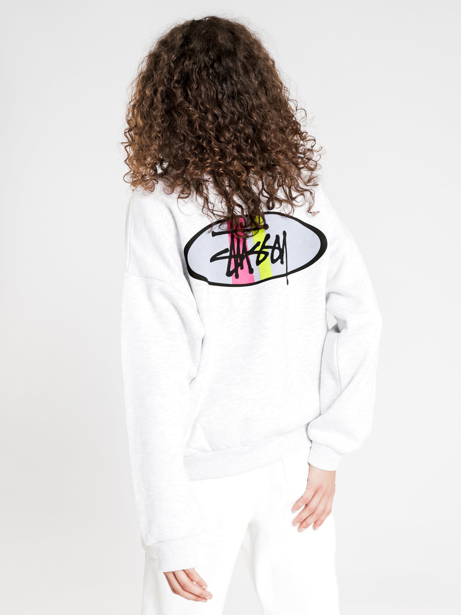 Graffiti Stripe Crew Jumper