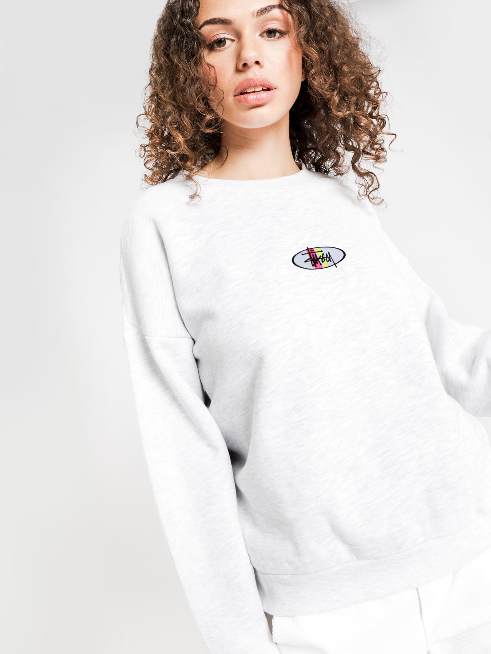 Graffiti Stripe Crew Jumper