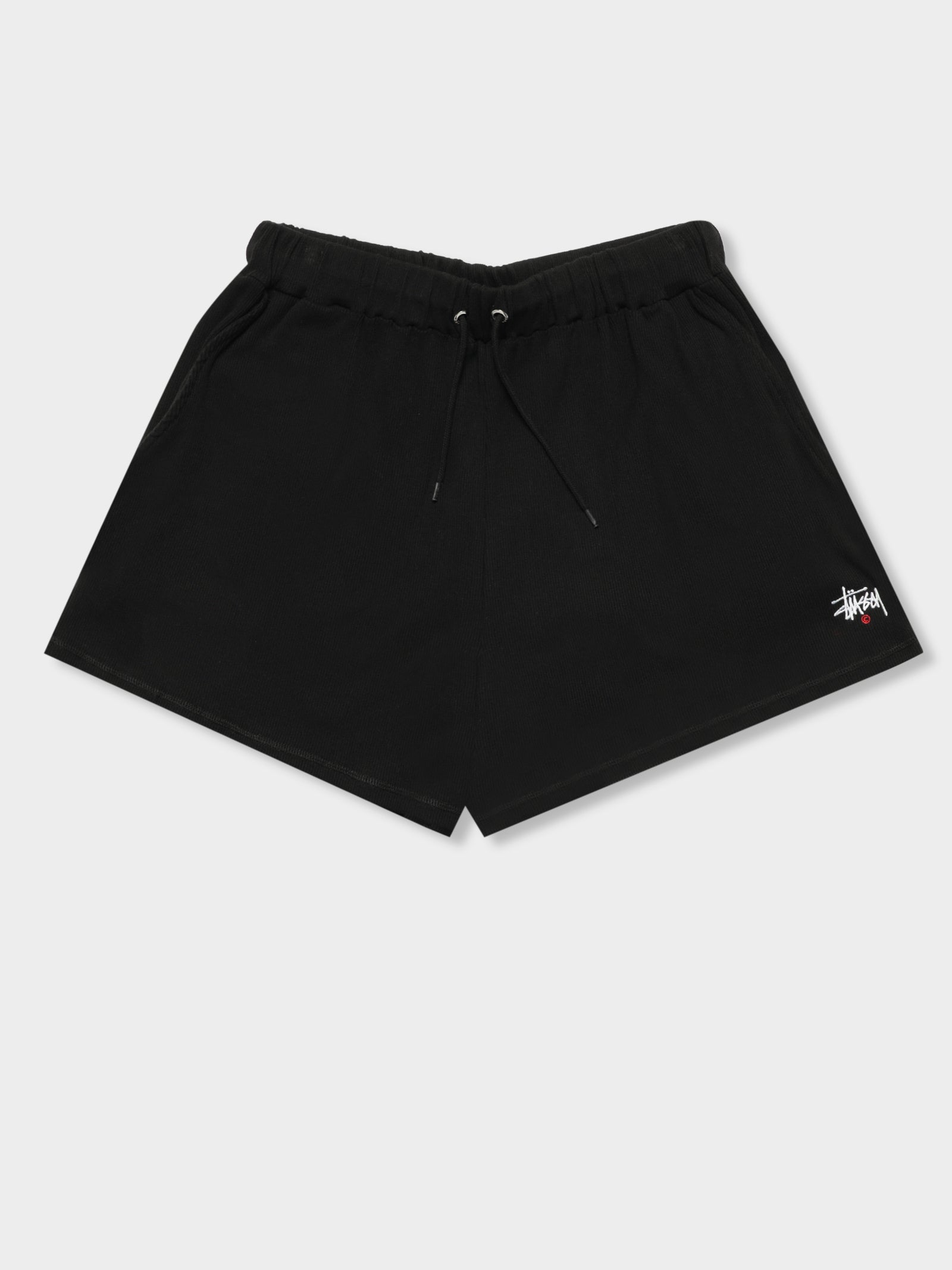 Graffiti Rib Relaxed Shorts