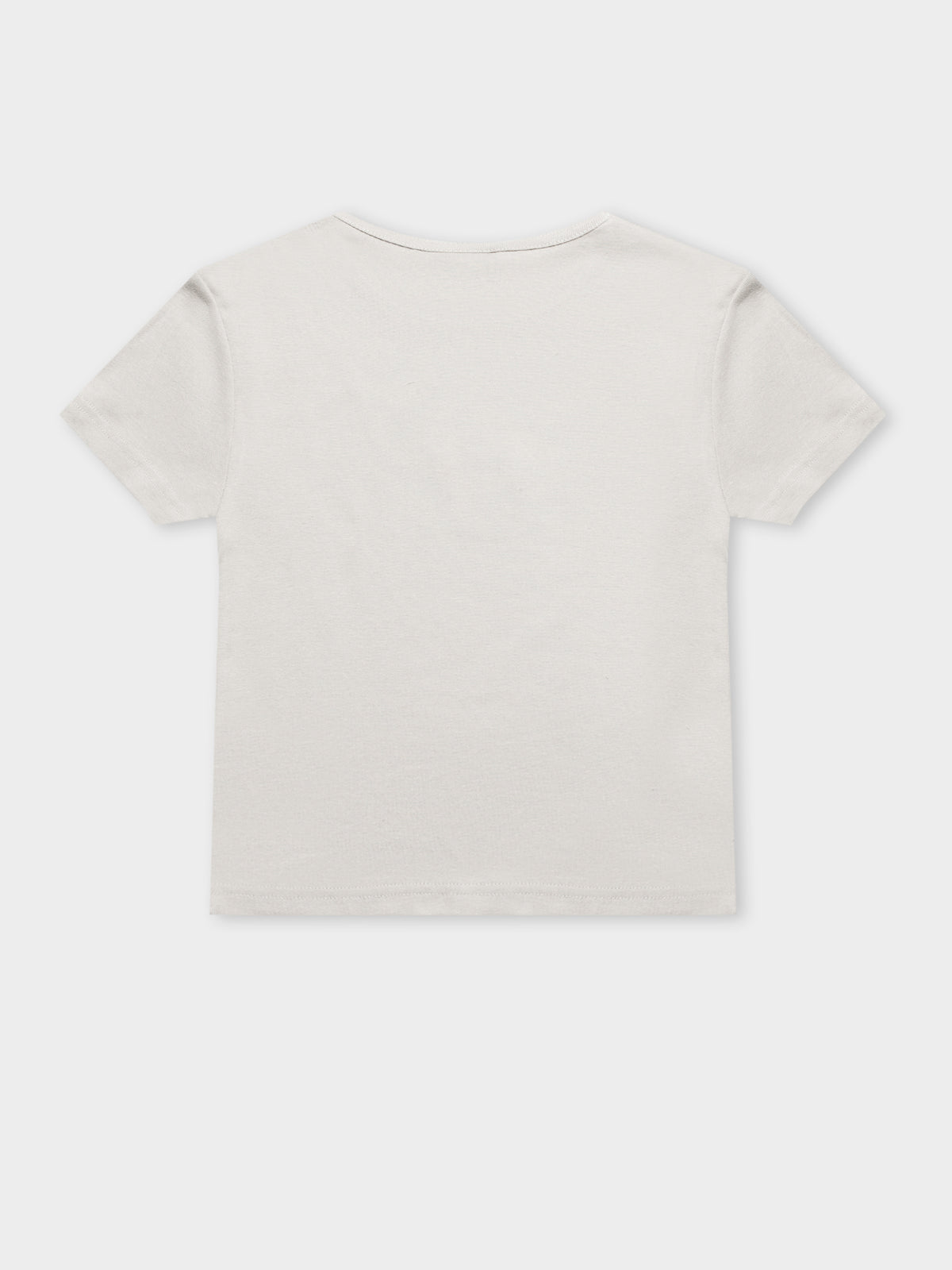 Stock Rib T-Shirt in Cement Grey