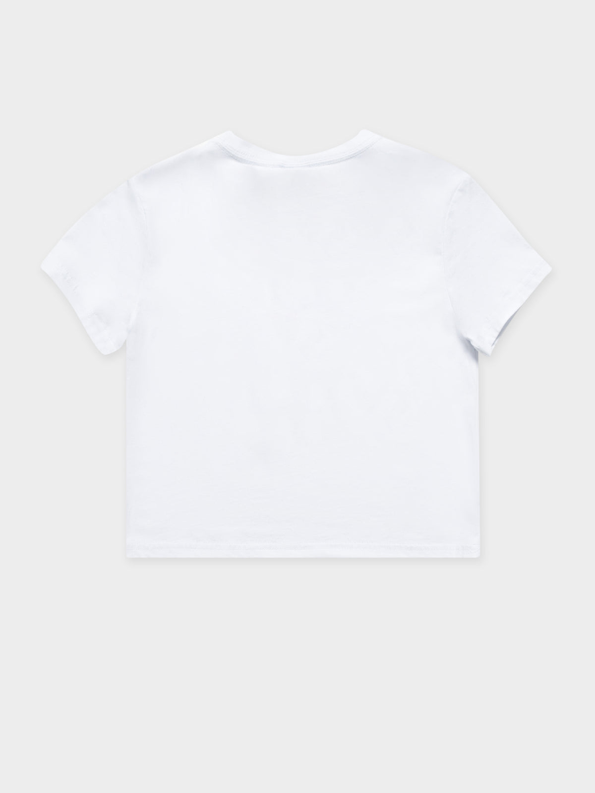 Flames Slim T-Shirt in White