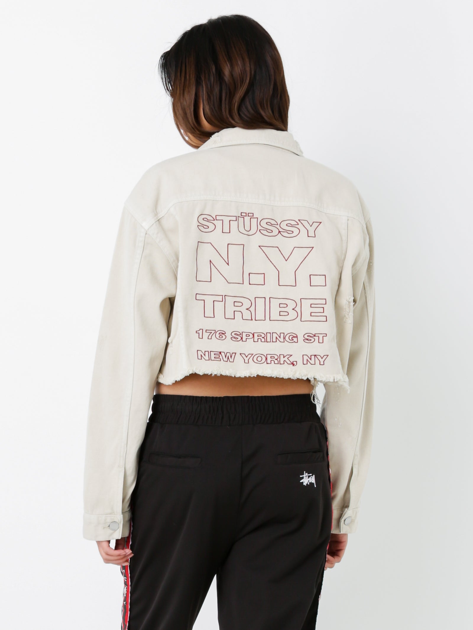 Keyline Stack Crop Denim Jacket