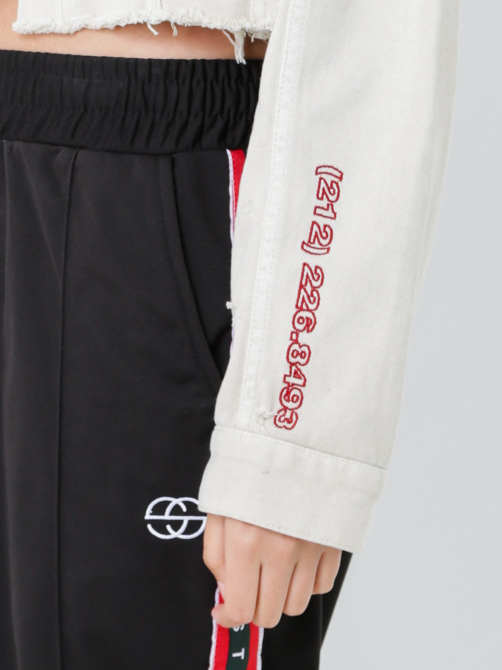 Keyline Stack Crop Denim Jacket