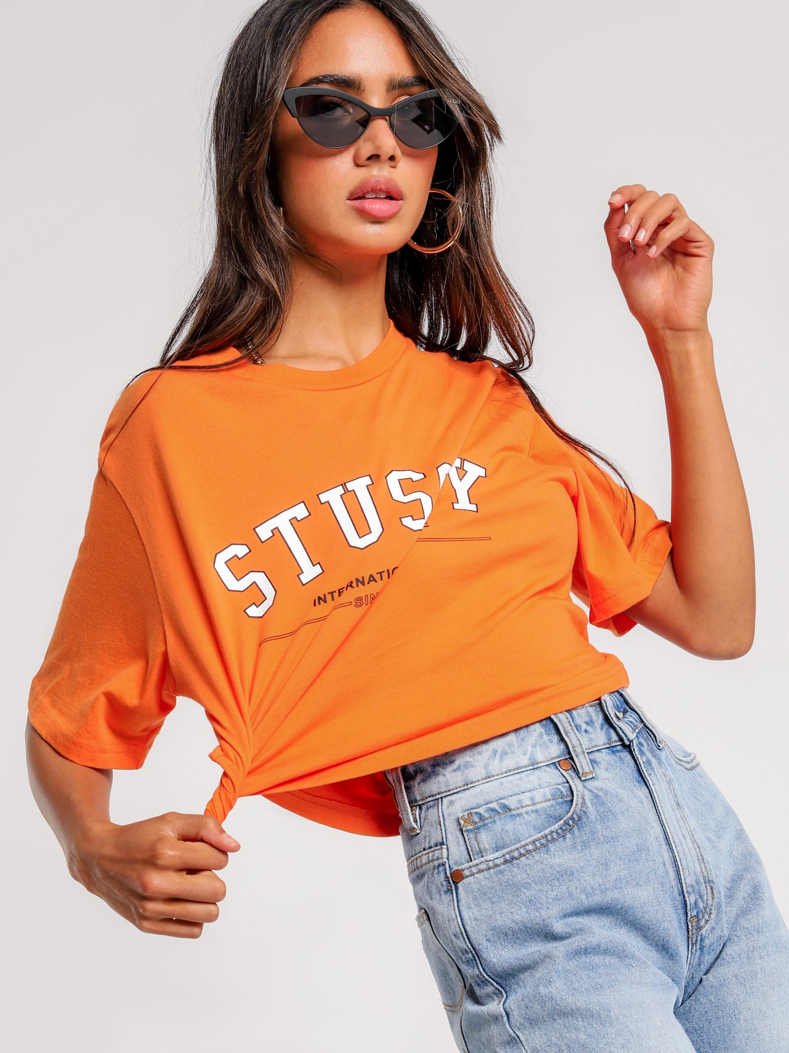 Champ Crop Oversized T-Shirt