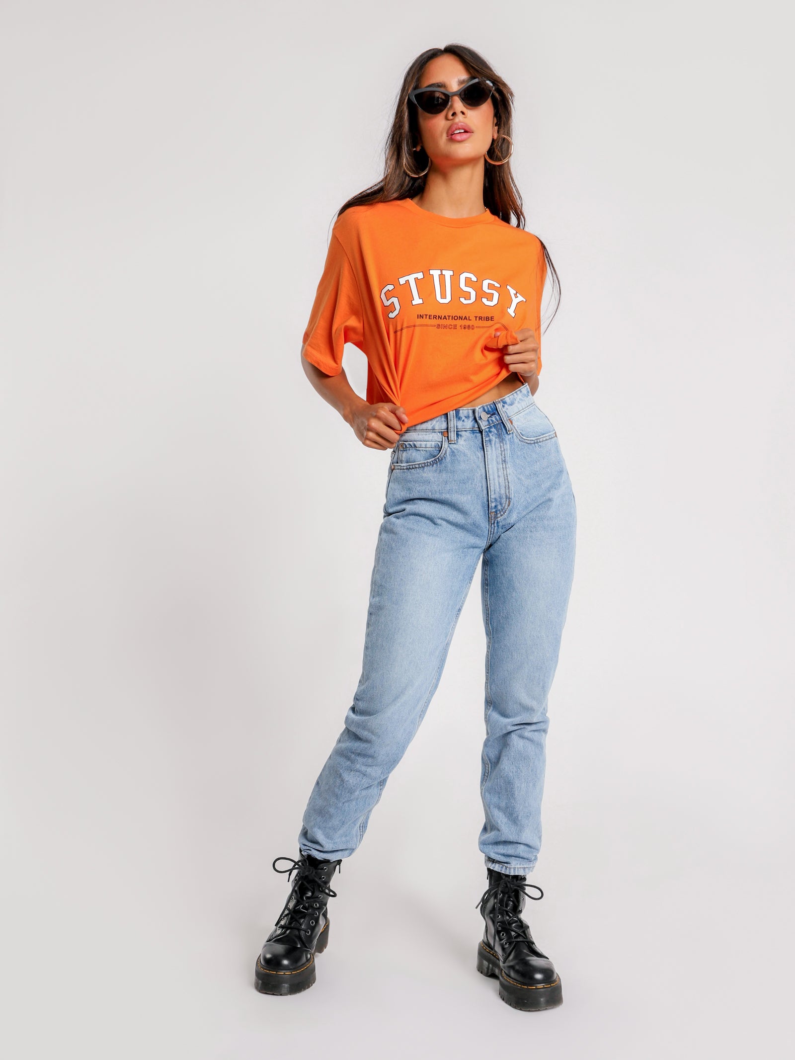 Champ Crop Oversized T-Shirt