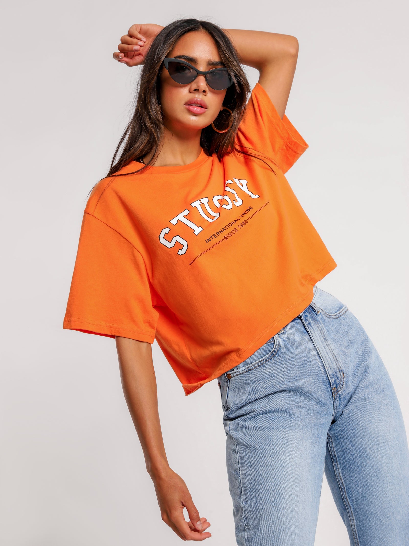 Champ Crop Oversized T-Shirt