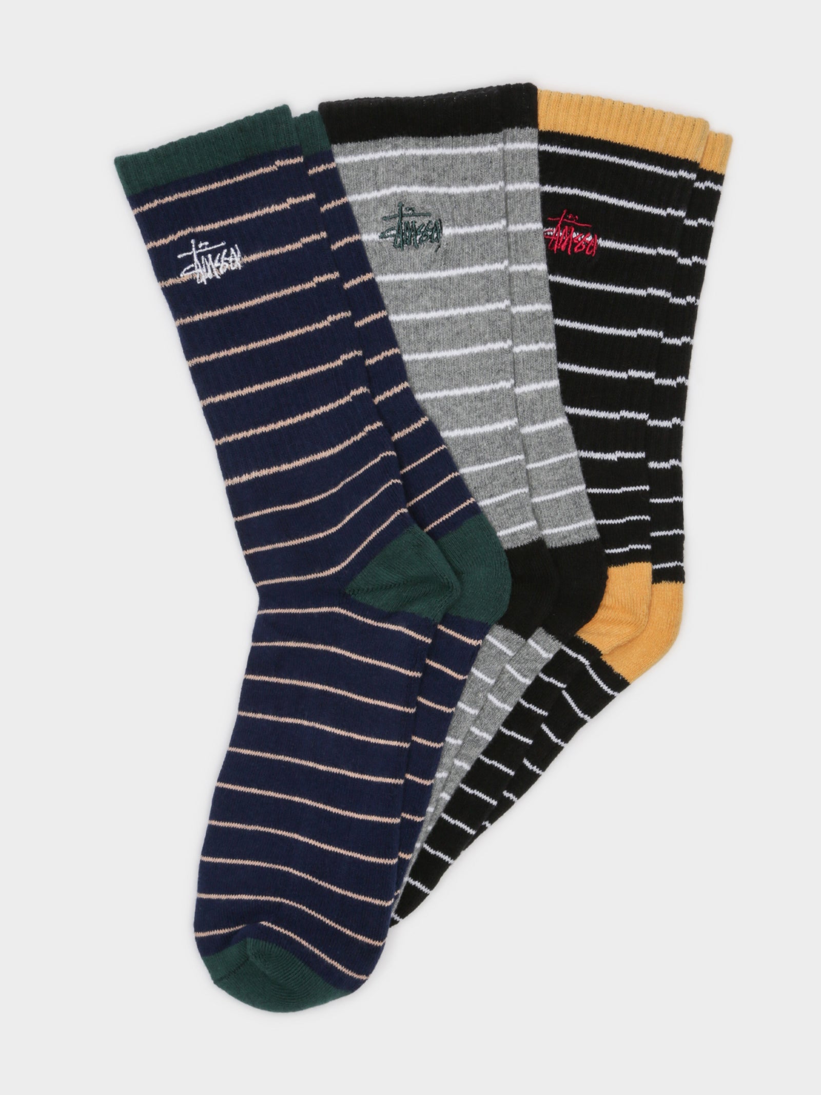 Graffiti 3 Pack Crew Socks