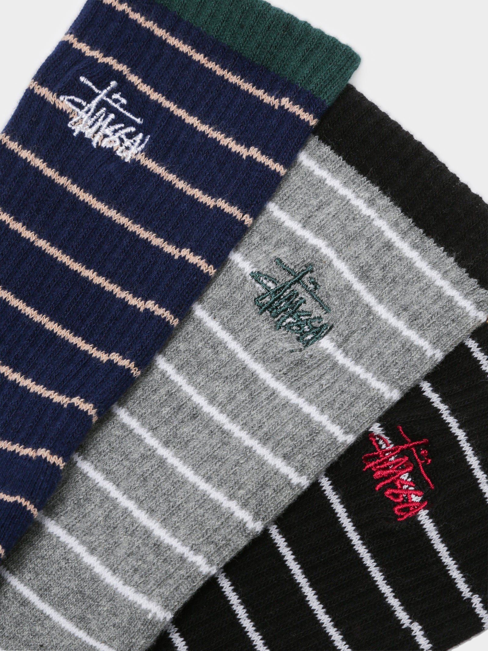 Graffiti 3 Pack Crew Socks