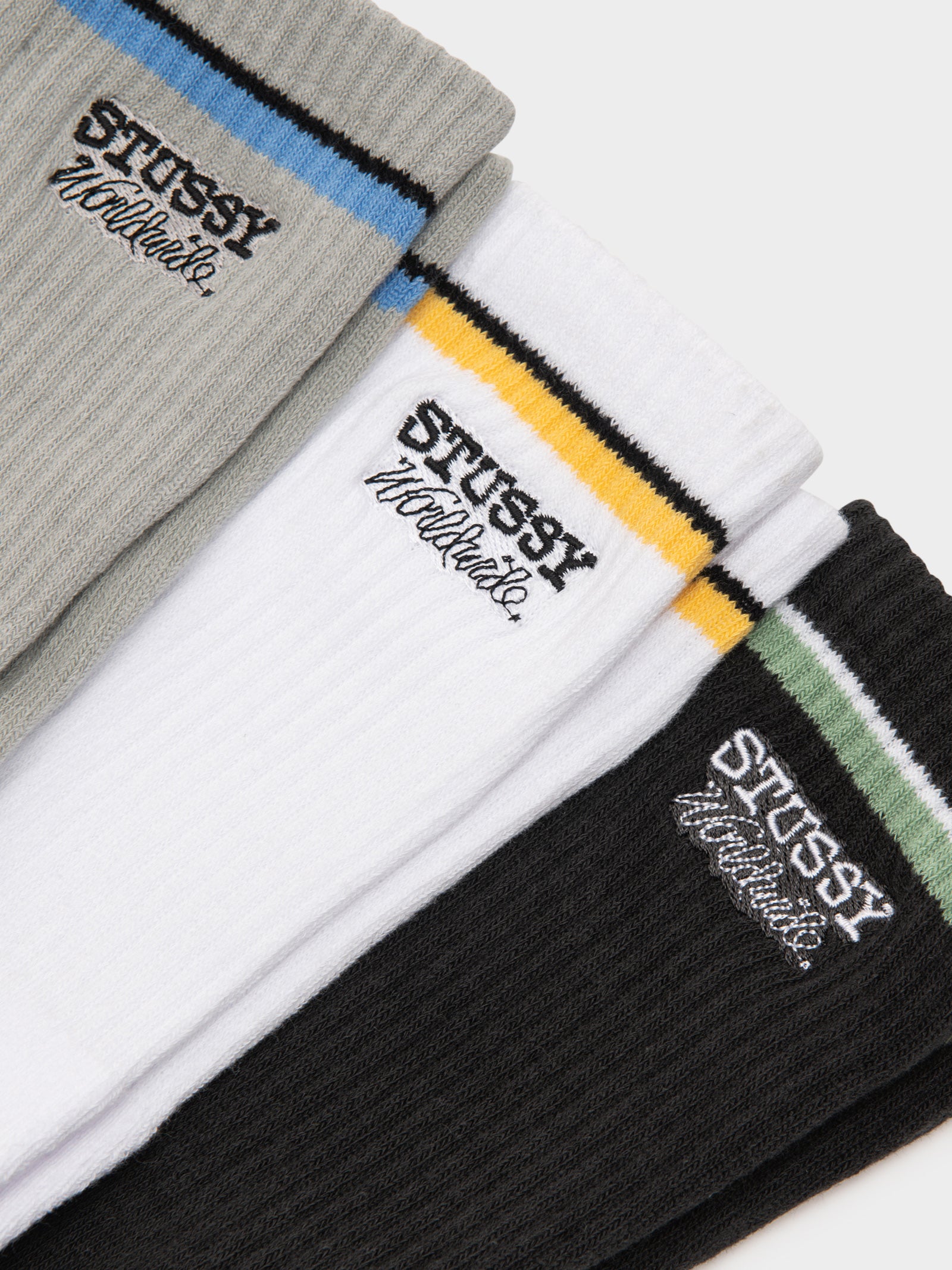 3 Pairs of Worldwide Crew Socks