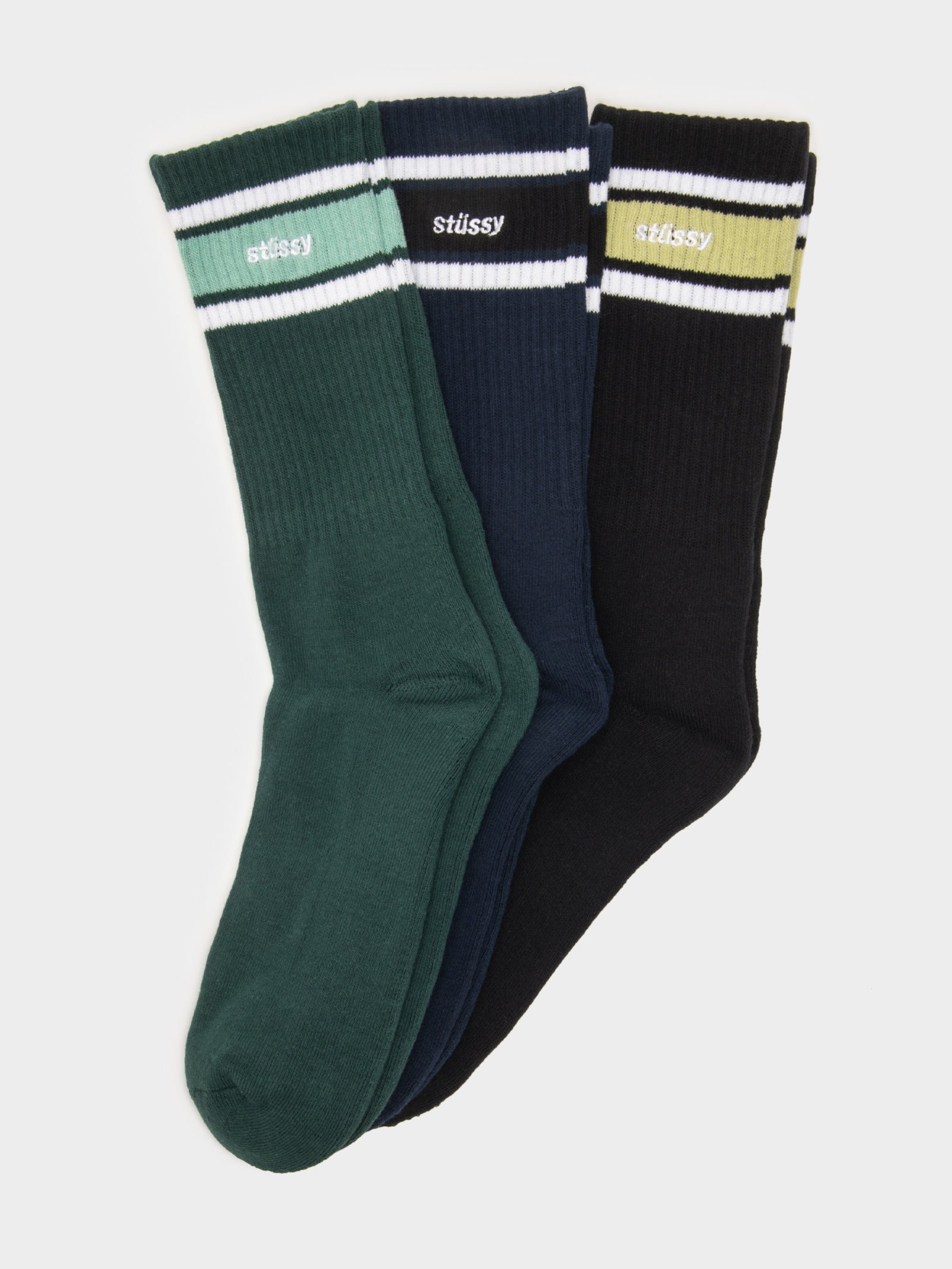3 Pairs of Italic Crew Socks