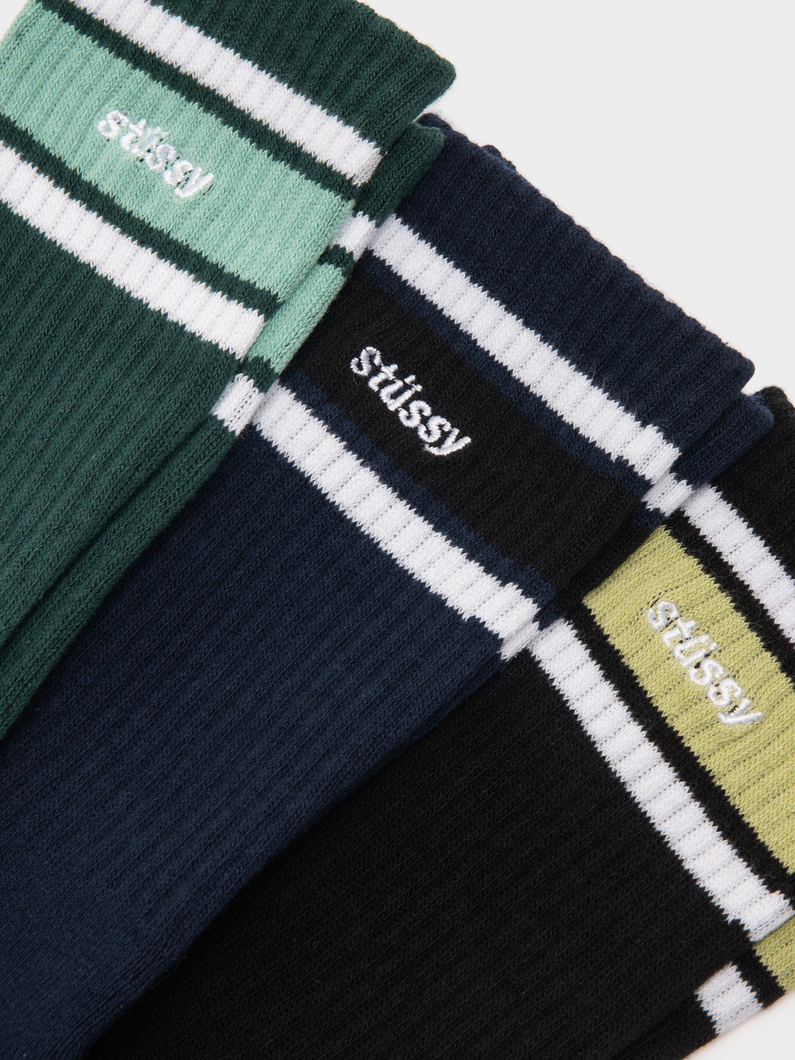 3 Pairs of Italic Crew Socks