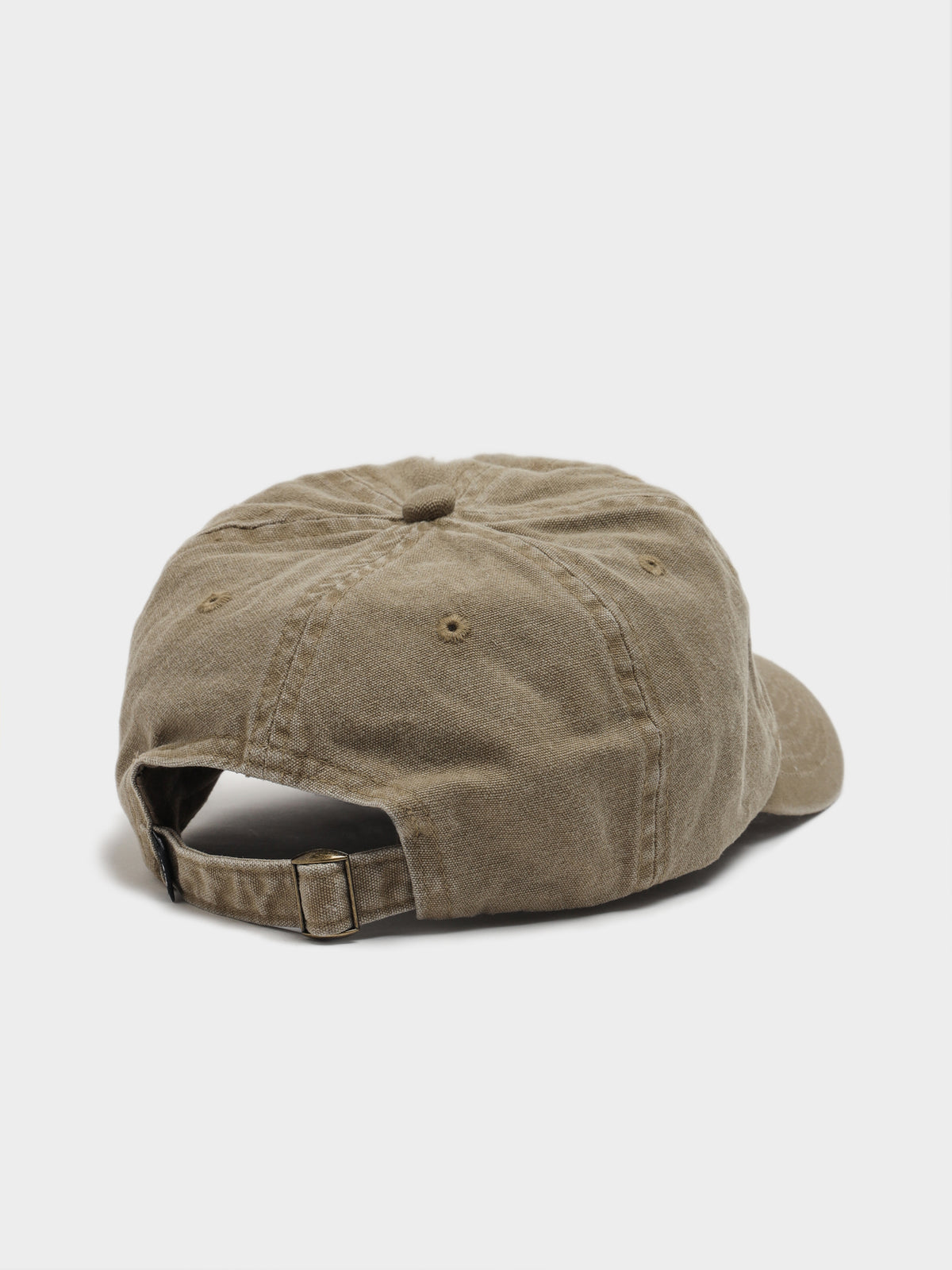 Stussy Canvas Lo Pro Cap | Khaki
