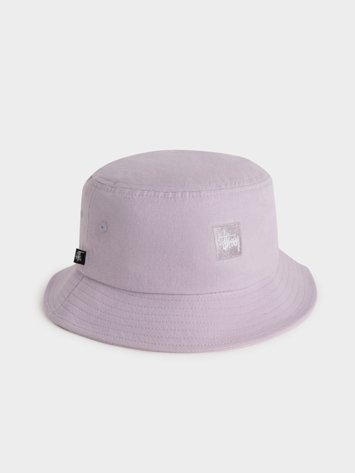Stock Canvas Bucket Hat in Purple