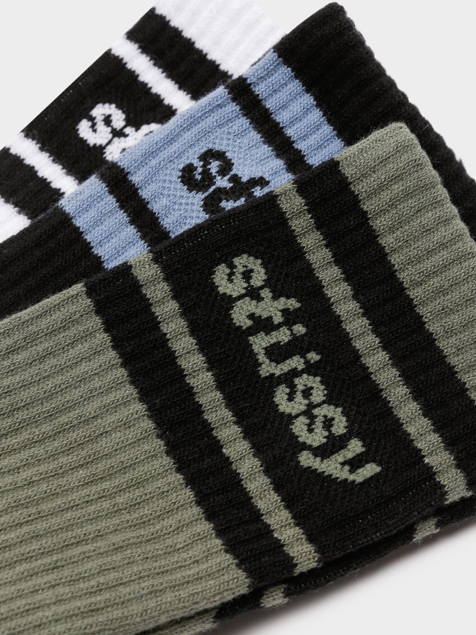 Italic Sport Stripe Sock 3PK