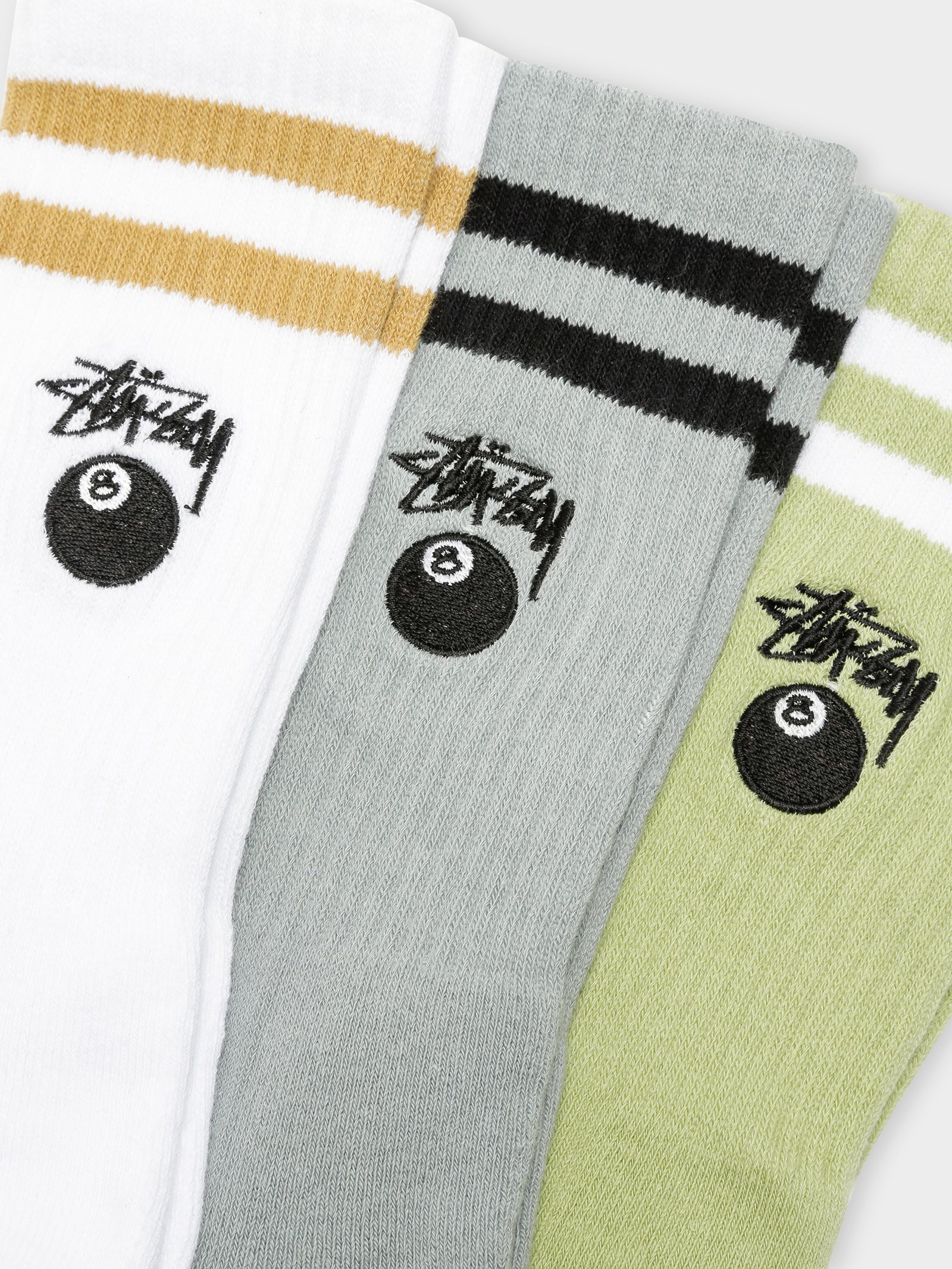 8 Ball 3PK Stock Sock