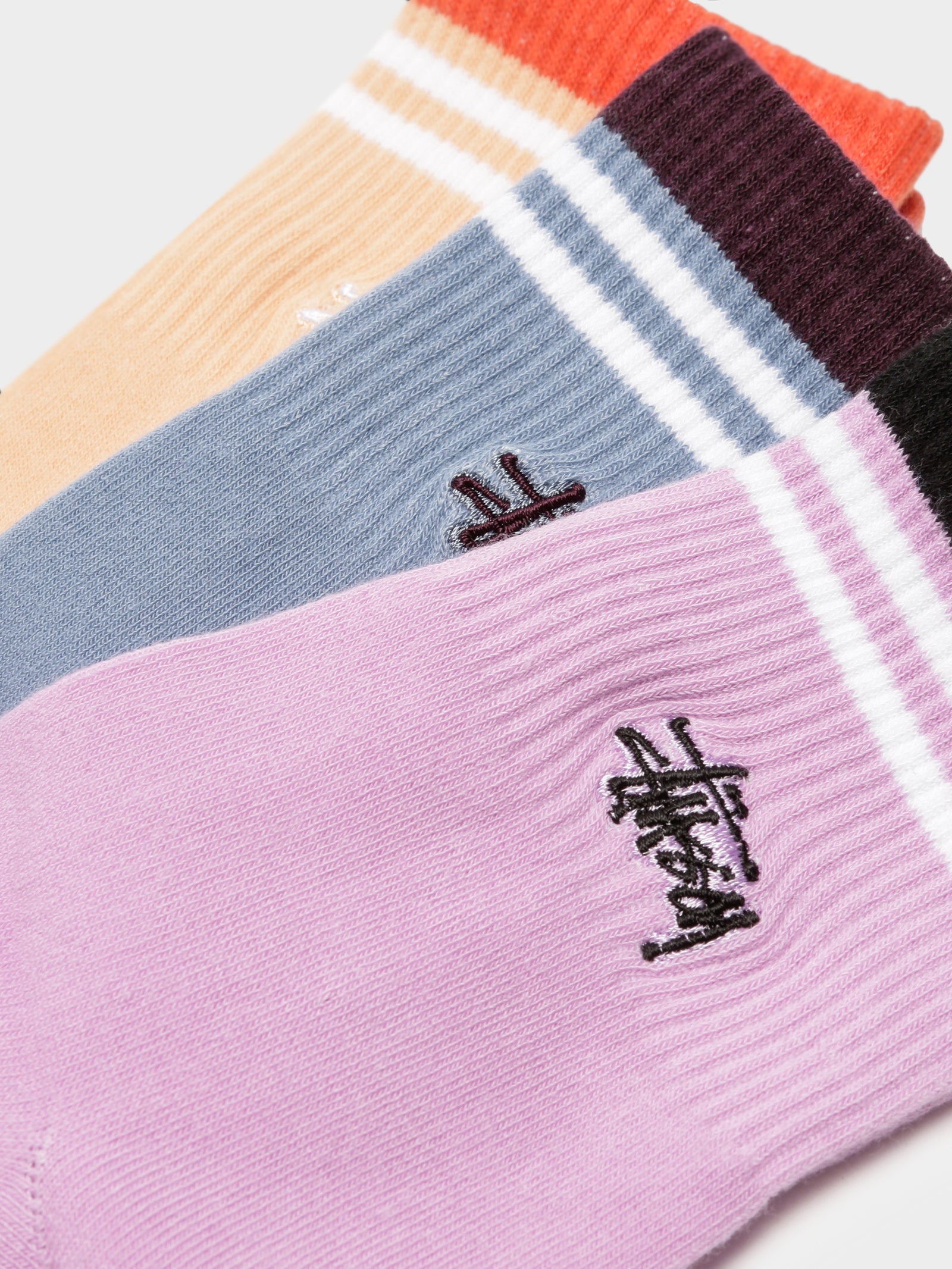 Womens Top Stripe Sock 3PK