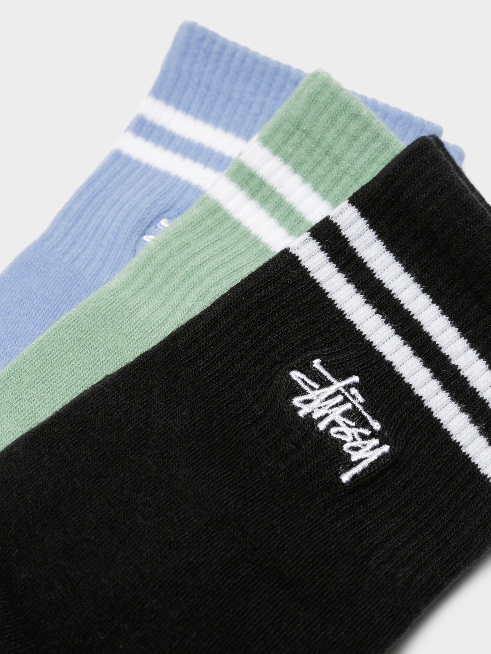 Womens Graffiti Crew 3pk Socks