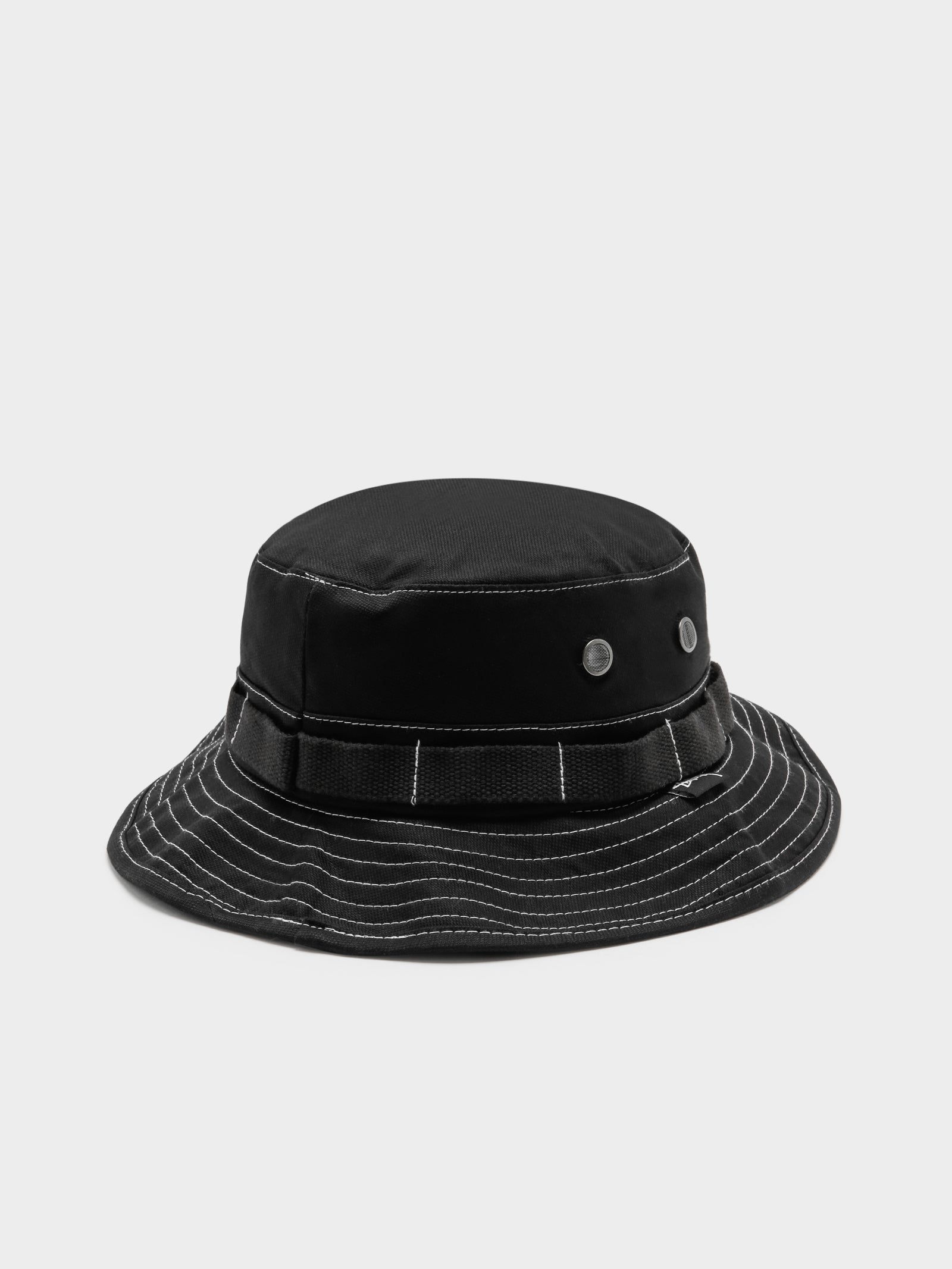 Topstitch Boonie Hat in Black - Glue Store