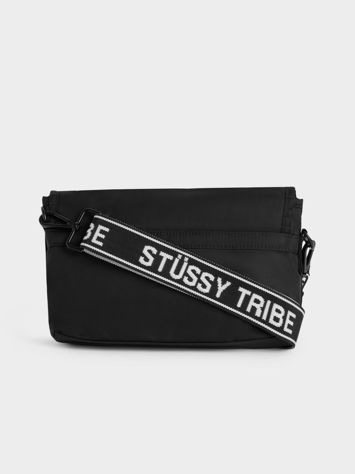 Stussy Logo Shoulder Bag | Black