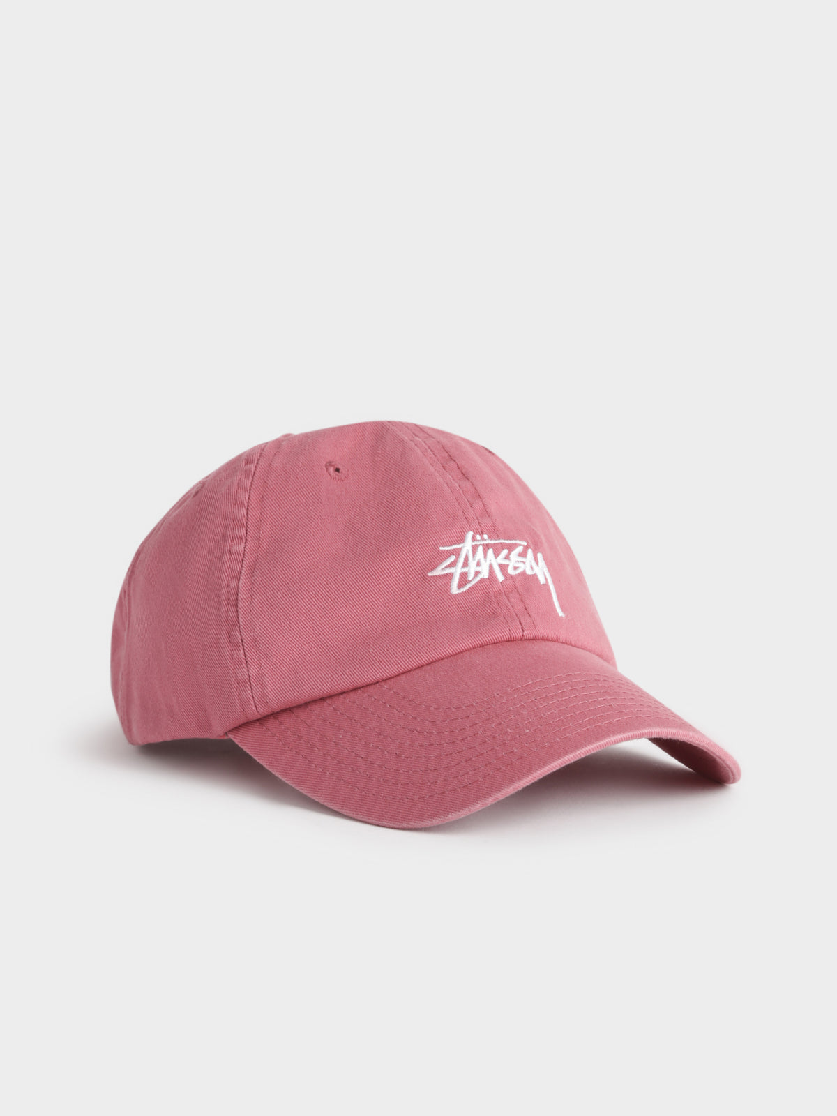 Stussy Stock Low Pro Cap | Vintage Red