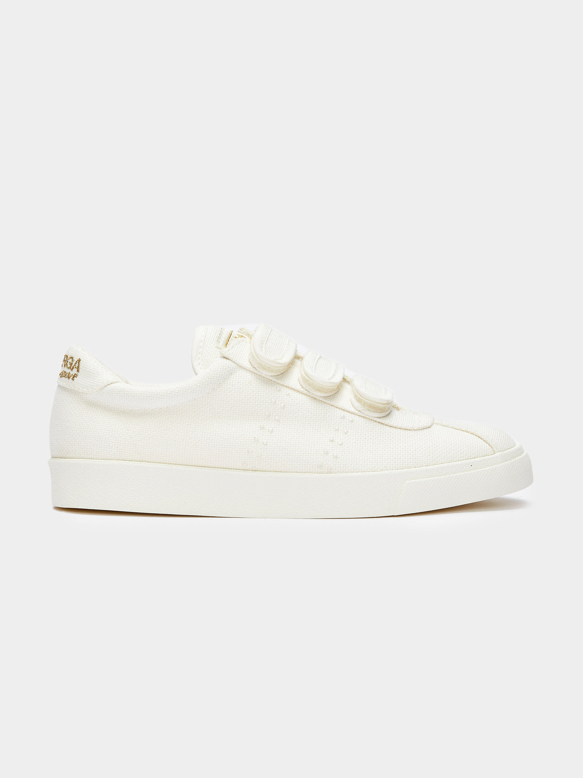 Superga Unisex 2843 Club S 3-Strap Sneakers | AJO White Avorio-Gold-White Av