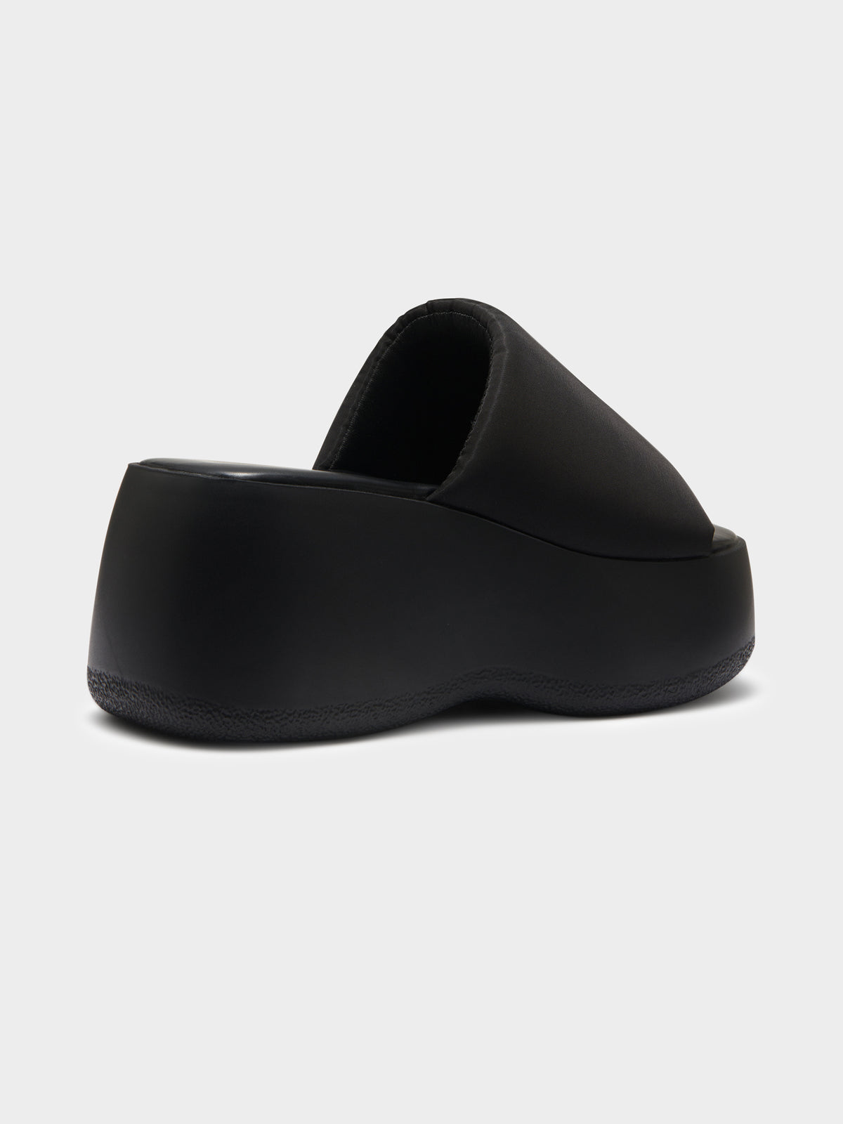 Therapy Womens Ella May Ding Syd Platform Mule Sandals | Black