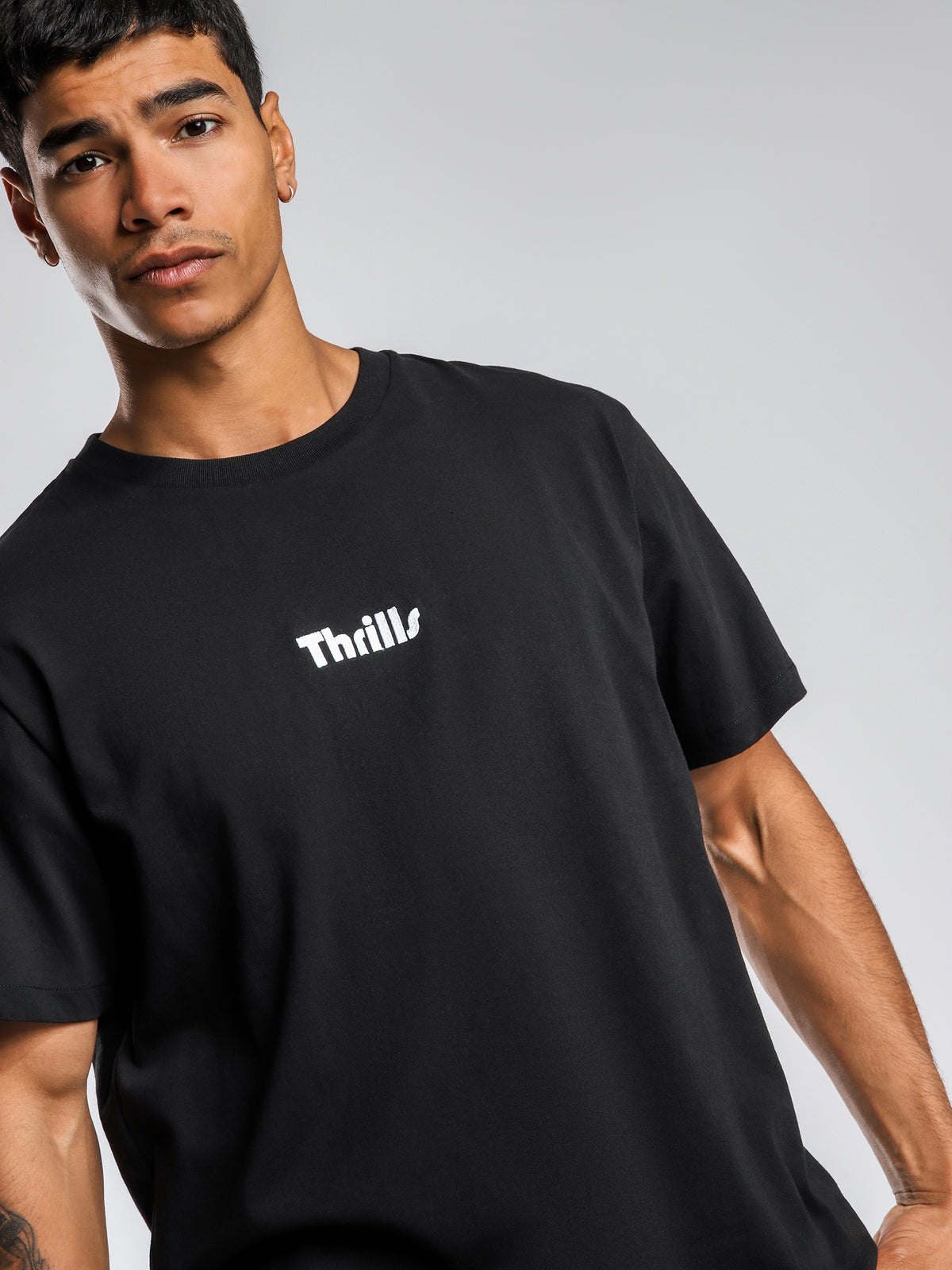 Thrills Trade Merch Fit T-Shirt | Black