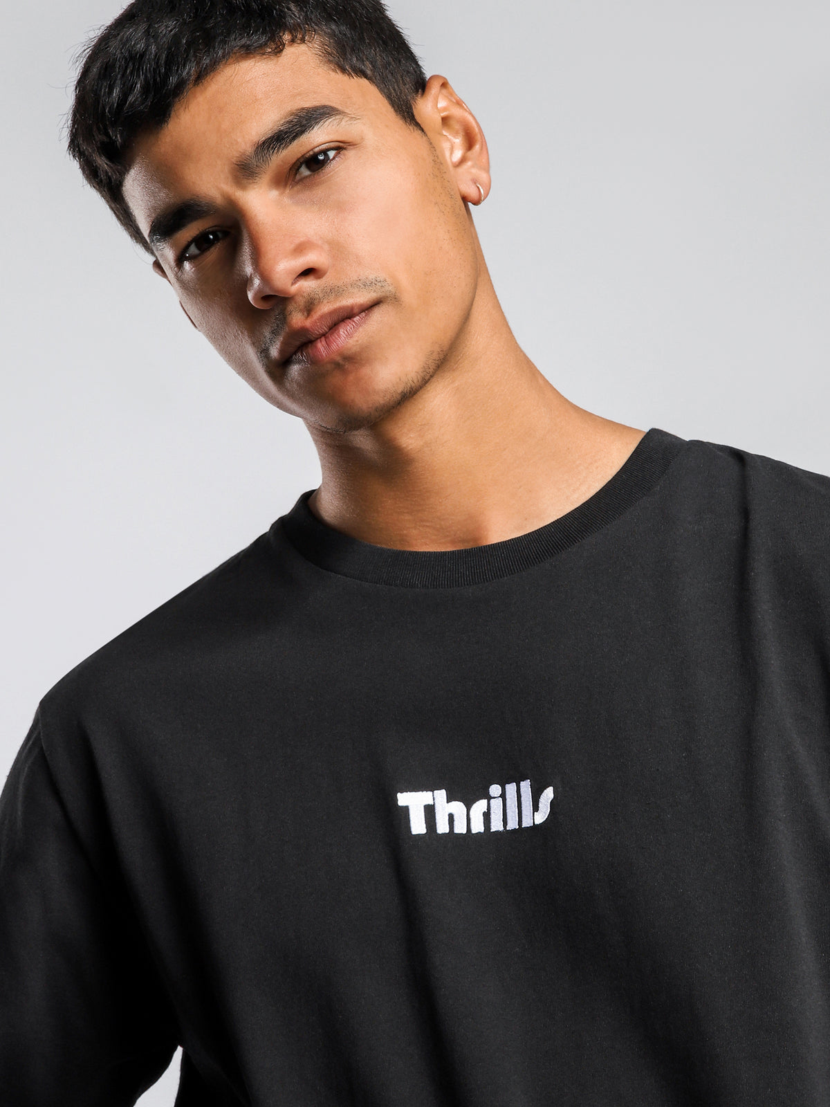 Thrills Trade Merch Fit T-Shirt | Black