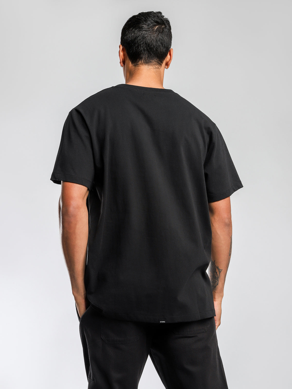 Trade Merch Fit T-Shirt in Black